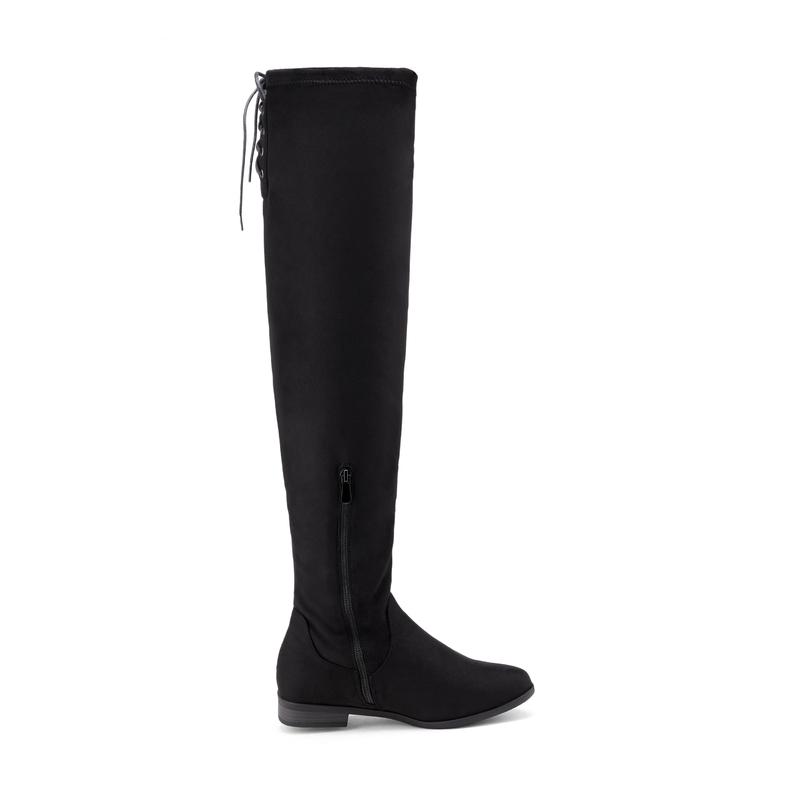 Dream Pairs Women's Low Heel Thigh High Boots