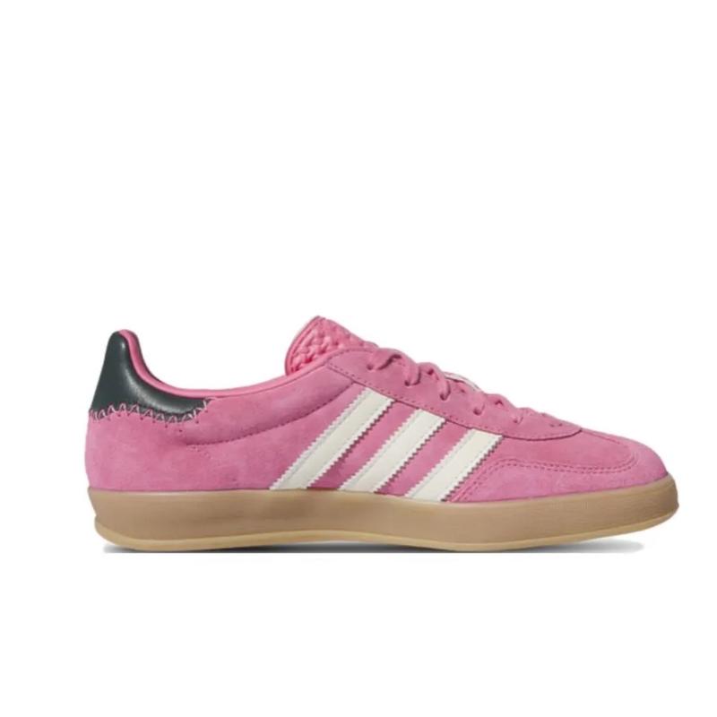 Adidas Gazelle Indoor 'Rose Tone Green' Women's Sneakers - Perfect for Casual Wear - Rubber, Shoe Footwear Girl Retro Walking Shoes