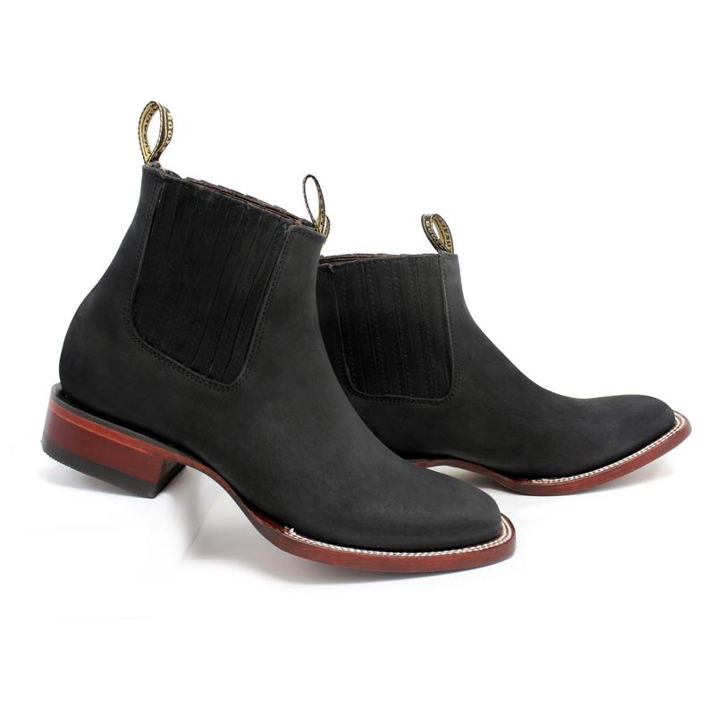 Los Altos Men's Square Toe Ankle Boots