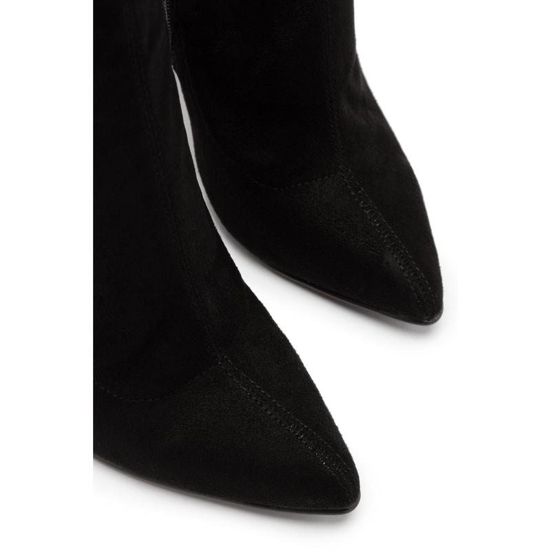 Guilt Trip Heel Ankle Boots - Black