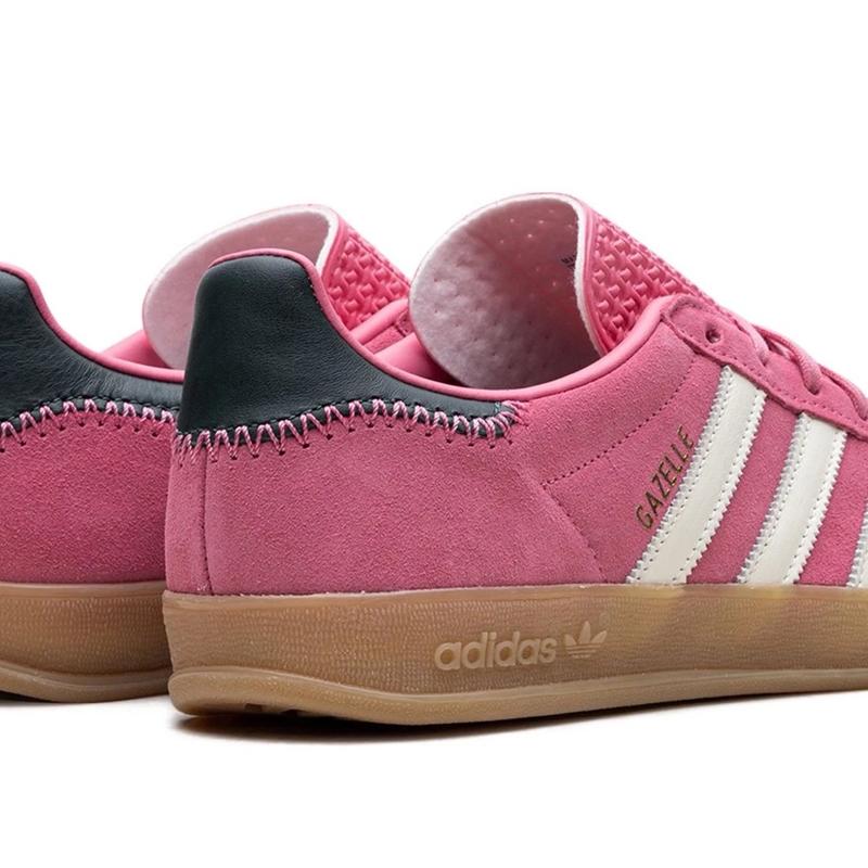 Adidas Gazelle Indoor 'Rose Tone Green' Women's Sneakers - Perfect for Casual Wear - Rubber, Shoe Footwear Girl Retro Walking Shoes