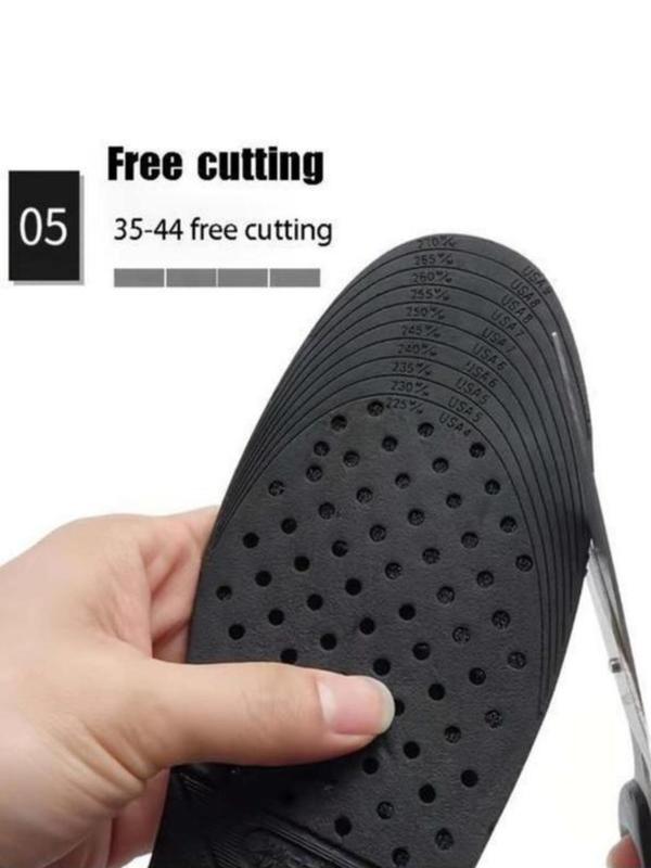 Invisible Height Increasing Removable Insole, Comfortable Shoes Insert for Mid Top Shoes Mid Top Sports Shoes, Shock Absorption Shoes Insert for Men Women