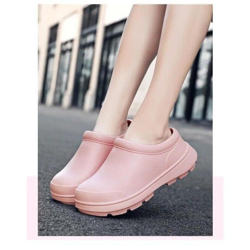 Women Men Chef Shoes Kitchen Skid Non-slip Oil-resistant Waterproof Work Shoes