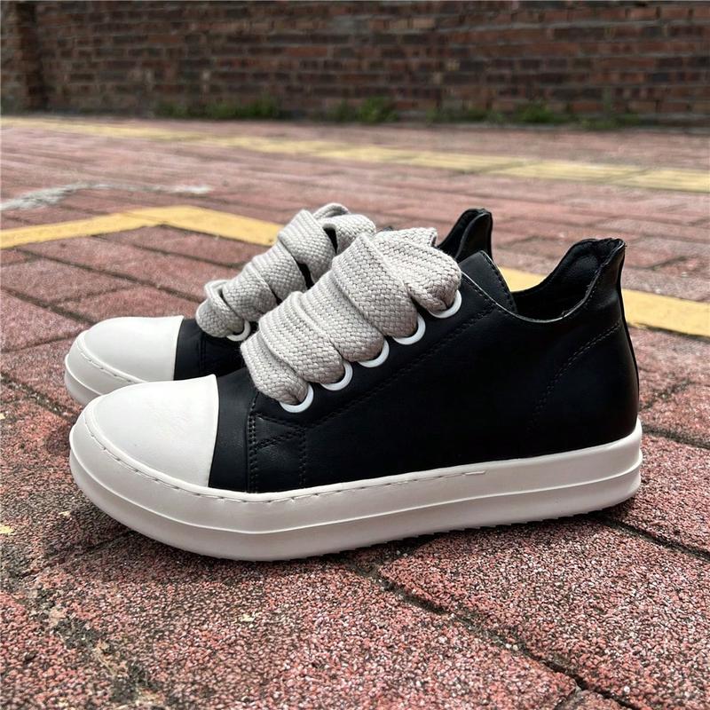 Low-Top Lace-Up Round Toe Chunky Sole Casual Athletic Sneakers Training Sports Shoes