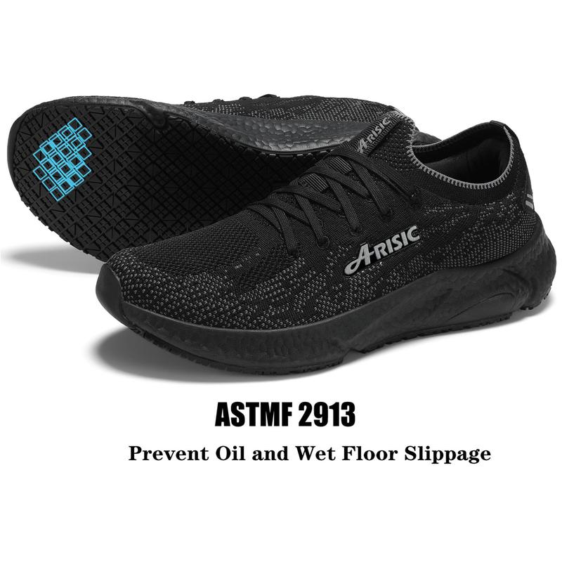 Resistant Walking Shoes Non Slip Work Shoes for Men Lightweight Slip on Sneakers Waterproof Restaurant Kitchen Chef Shoes for Men Food Service Casual Slip