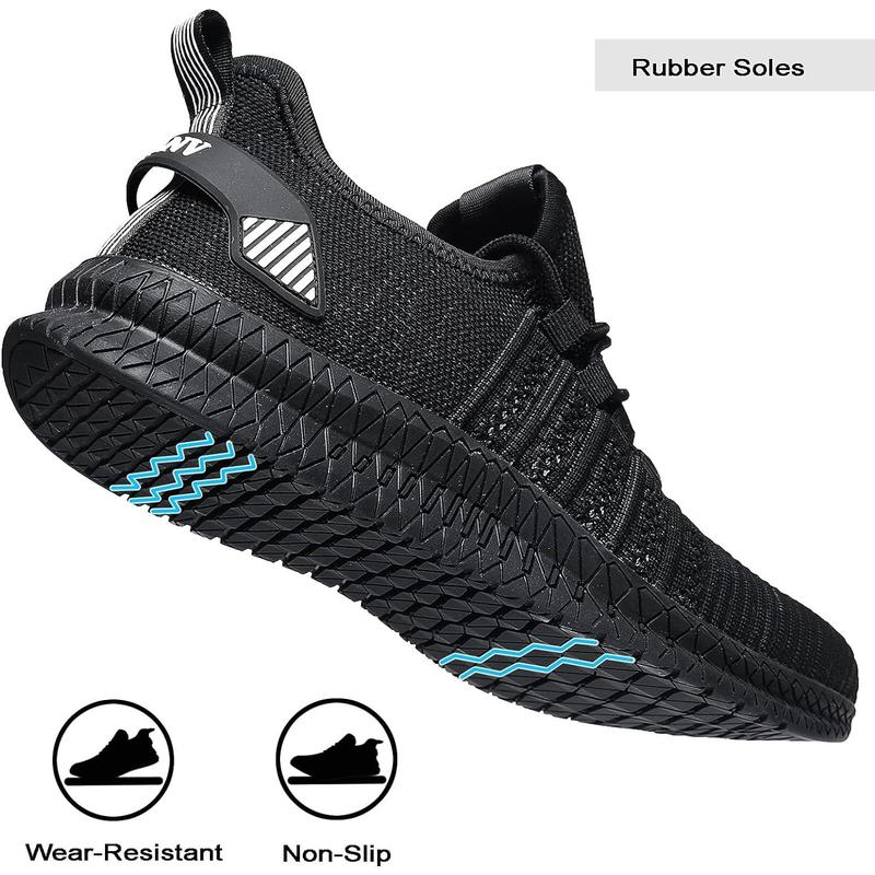 VNANV Mens sneakers Running Shoes Oversize 14 15 16 17 18 Men's Shoes Fashion Sneakers Lightweight Breathable Mesh Fitness Tennis Shoes Comfortable Sneakers Mens Halloween shoes that make you taller Black Friday mens  sneakers