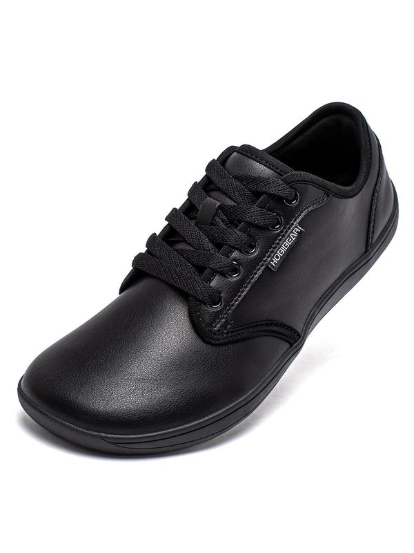 Men's Casual Solid Color Lace Up Dress Shoes, Pu Leather Shoes for Daily Wear, Breathable Comfortable Shoes for Daily Wear, Perfect for Men and Outdoor