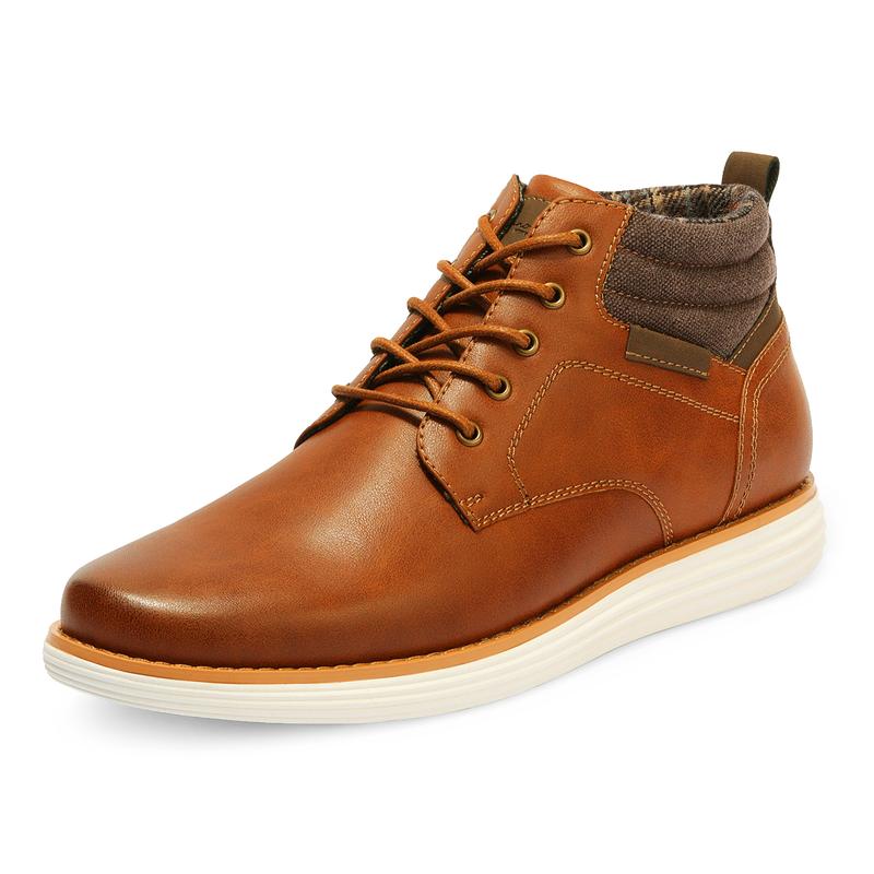 Bruno Marc Men's Mid Top Chukka Sneaker Lace Up Dress Boot