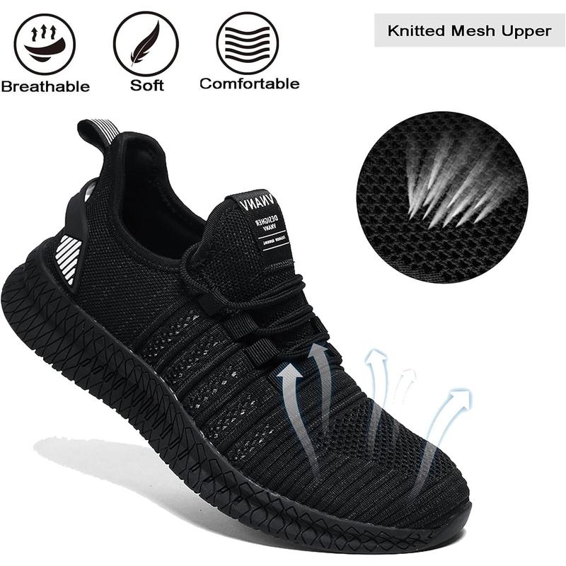 VNANV Mens sneakers Running Shoes Oversize 14 15 16 17 18 Men's Shoes Fashion Sneakers Lightweight Breathable Mesh Fitness Tennis Shoes Comfortable Sneakers Mens Halloween shoes that make you taller Black Friday mens  sneakers