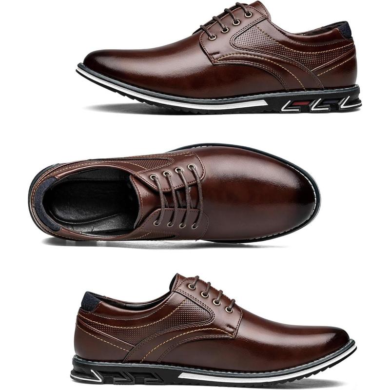 Men's Casual Dress Shoes Comfortable Fashion Sneakers Men Office Classic Oxfords Leather Business Casual Shoes Formal