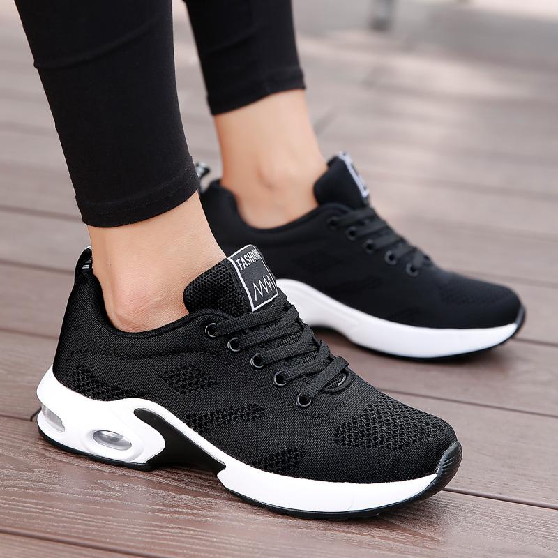 Black Friday 65%off Sosenfer Women's Walking Shoes Sock Sneakers - Mesh Slip On Air Cushion Lady Girls Modern Jazz Dance Easy Shoes Platform Loafers