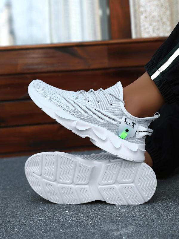 Men's Fashionable Breathable Lightweight Sneakers, 2024 New Style Casual Comfortable Sports Running Shoes, Male All-match Round Toe Shoes for Daily Wear