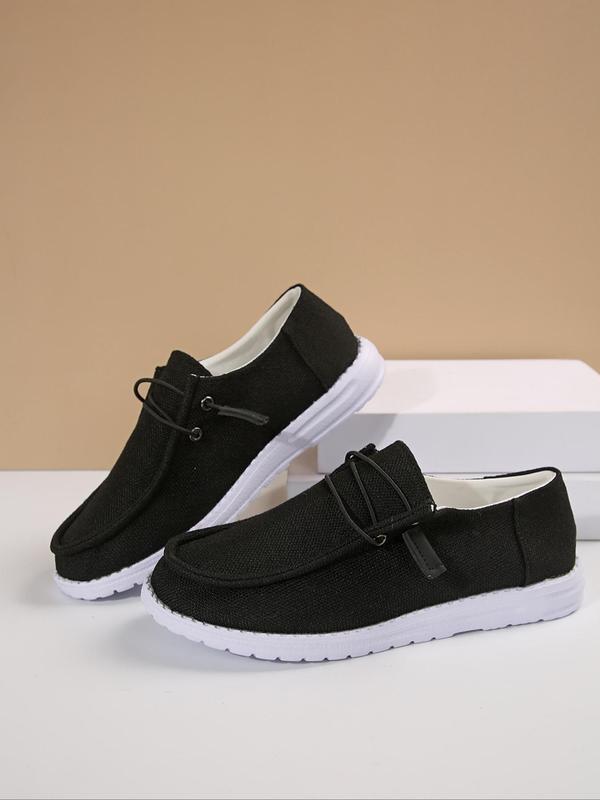 Women's Fashionable Lace Up Low Top Sneakers, Casual Comfortable Round Toe Shoes for Daily Wear, Female All-match Basic Shoes for Daily Wear