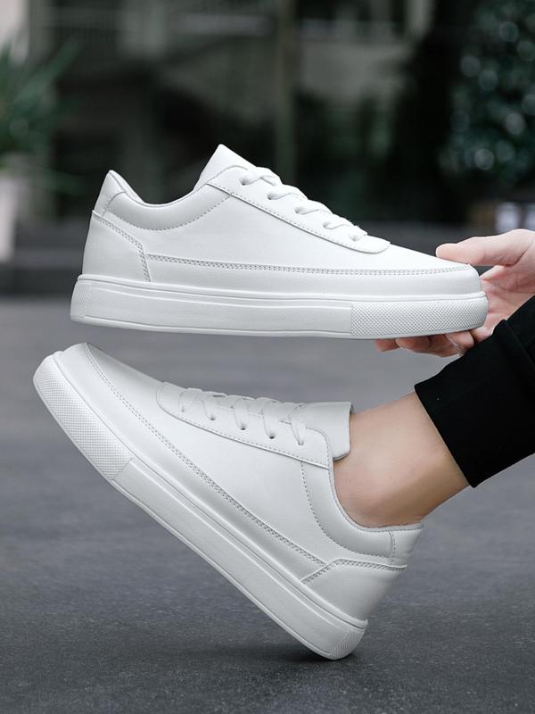 Men's Fashionable Lace Up Low Top Skate Shoes, Casual Comfortable Non-slip Sneakers, Trendy All-match Sneakers for Daily Wear