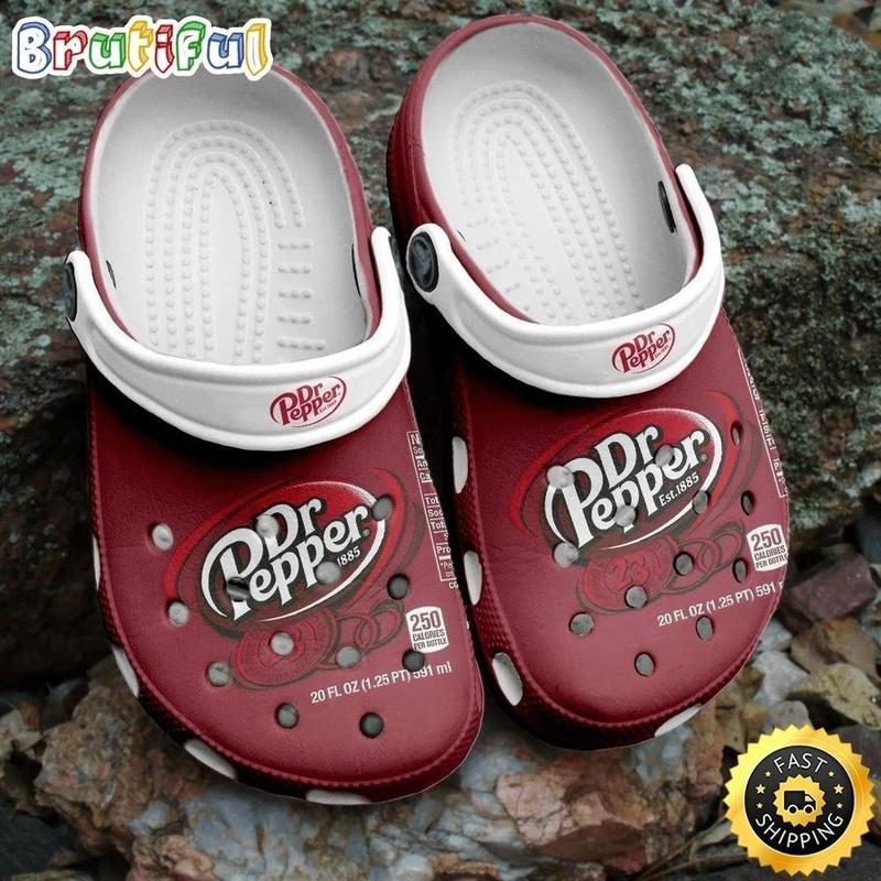 Maroon Pepper Clogs Camping, Unisex Beer Lover Slippers for Men and Women