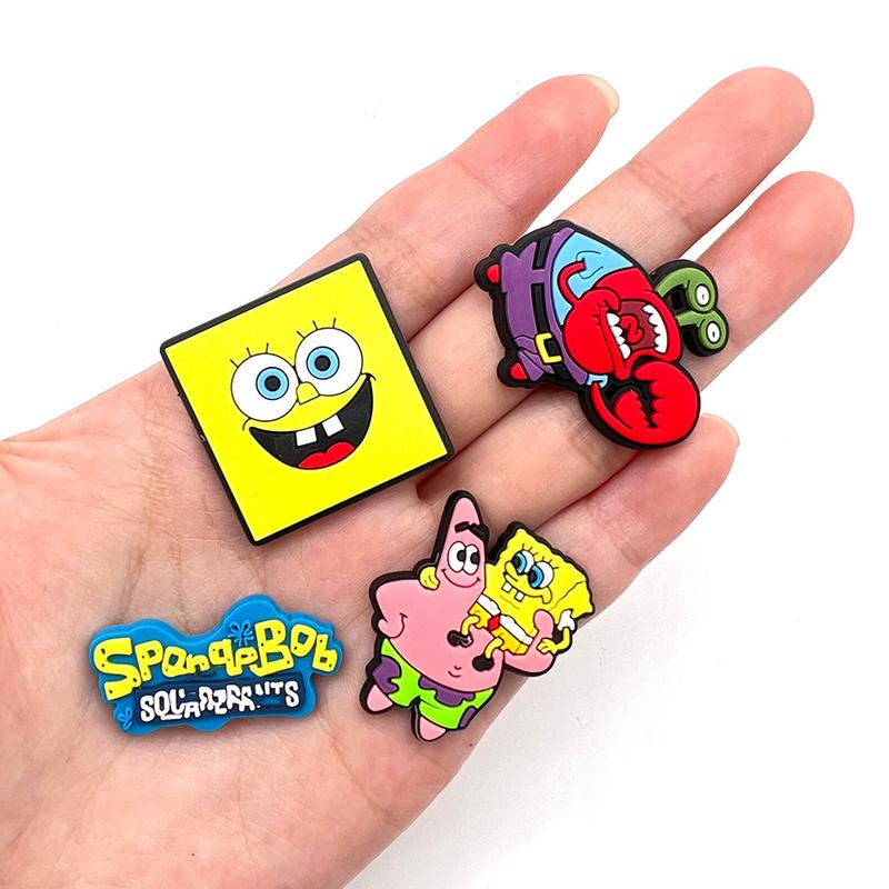 Funny Sponge Bob Jibbitz, Clog Charms, Cute Shoe Charms Footwear Comfort