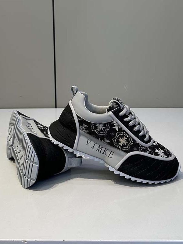 Men's Fashionable Patchwork Letter  Design Lace Up Sneakers, Casual Comfortable Breathable Sports Running Shoes, Male All-match Round Toe Shoes for Daily Wear Designer Shoes