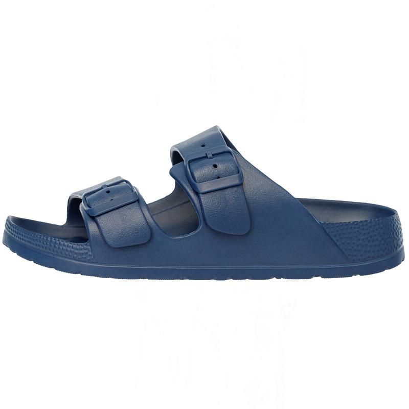 Alpine Swiss Mens Double Strap Slide Sandals EVA Flat Casual Comfortable Shoes