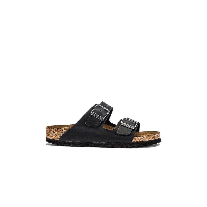 BIRKENSTOCK Arizona Soft Footbed Sandal in Black