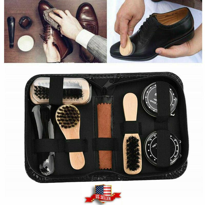 Cleaning Brush Shine Care Kit Polish Brush Set Kit Shoes Care Shoe Cleaning Boot