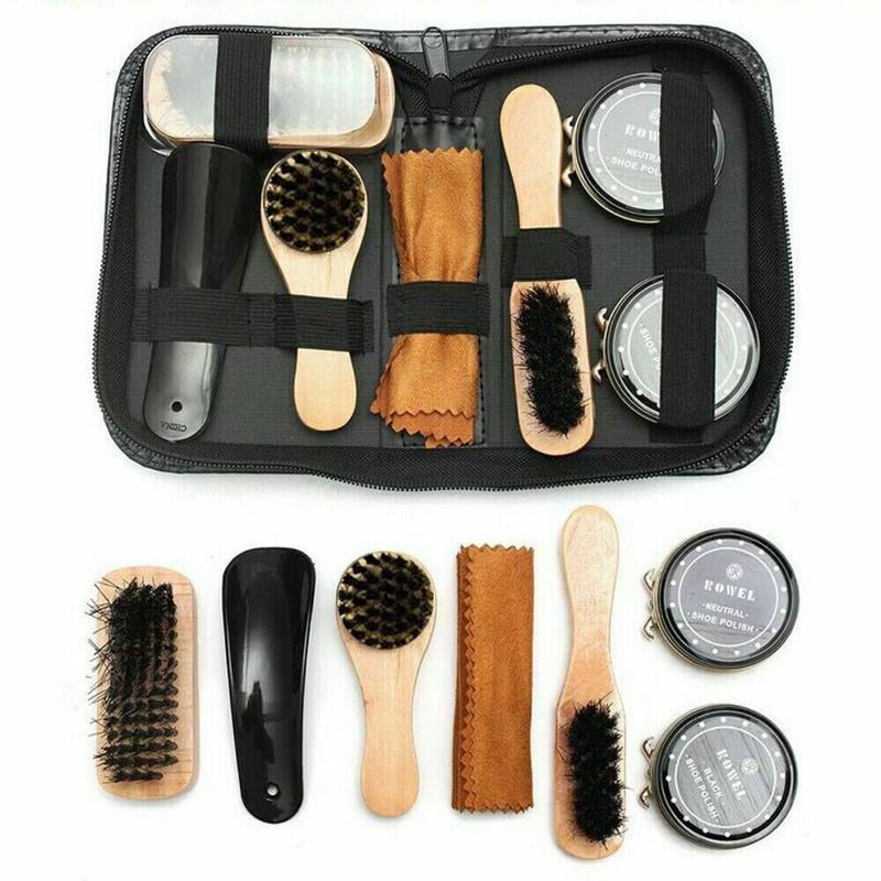 Cleaning Brush Shine Care Kit Polish Brush Set Kit Shoes Care Shoe Cleaning Boot