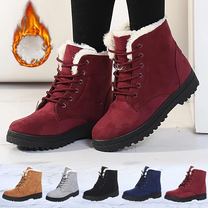 Cozy Winter Warmth Snow Boots - Classic Non-Slip High Boots for Women, Comfortable and Stylish Insulated Shoes with Soft Insoles for Cold Weather, Outdoor Activities and Daily Wear Girl Walking Shoes Footwear Footwear