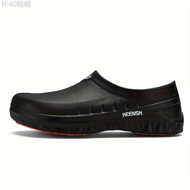 Chefs Choice Waterproof Non-Slip Kitchen Shoes - Comfy Mens EVA Work Footwear with Durable Rubber Soles