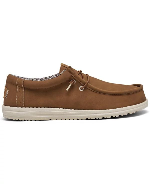 Hey Dude Men's Wally Classic Slip-On Casual Moccasin Sneakers, Footwear Closed Shoe, Athletic, Trainer