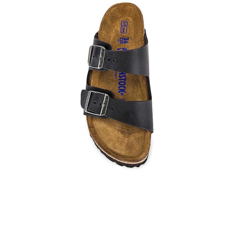 BIRKENSTOCK Arizona Soft Footbed Sandal in Black