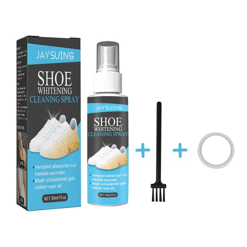 30ml Shoe Cleaning Spray, 1 Count Portable No-rinse Shoes Cleaner, Shoe Cleaner for Home & Dormitory Use