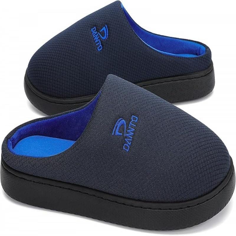 [Black Friday Sale] 2024 Womens Mens Memory Foam Slippers House Slide Sandals Bedroom Home Indoor Cozy Closed Toe Shoes comfortable slippers indoor slippers