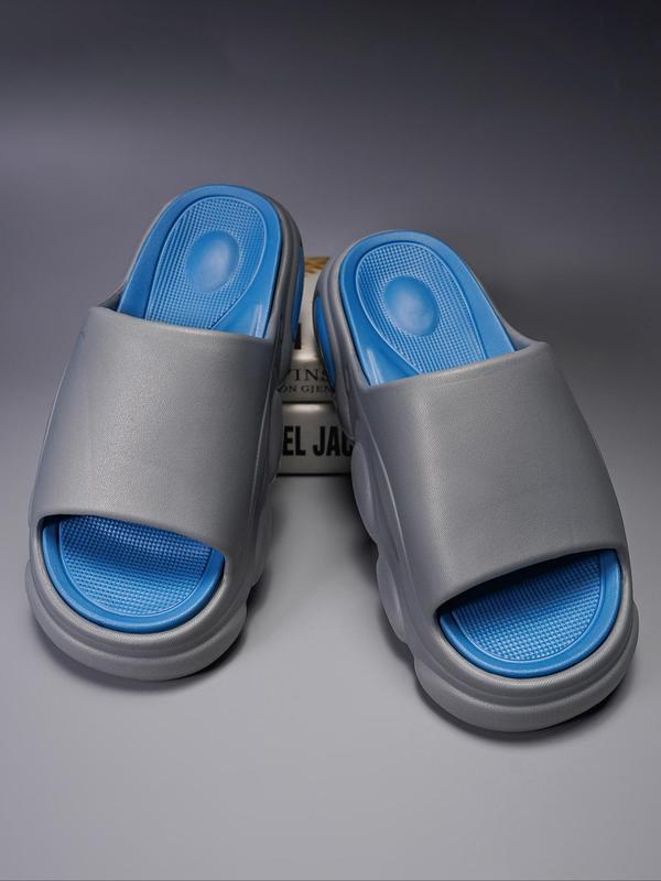 Men's Casual Hollow Out Design Slippers, Fashionable Comfortable Home Slippers, Trendy Soft Slippers for Indoor & Outdoor Use for Summer