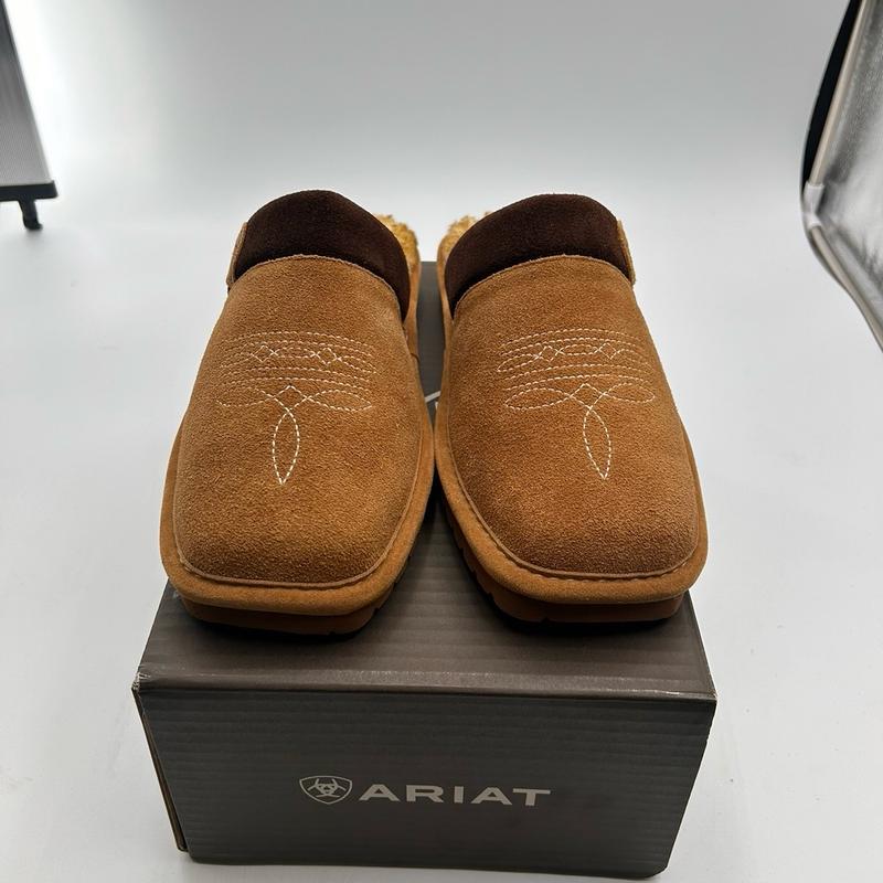 Ariat Men’s Silversmith Square Toe Slipper (Chestnut)