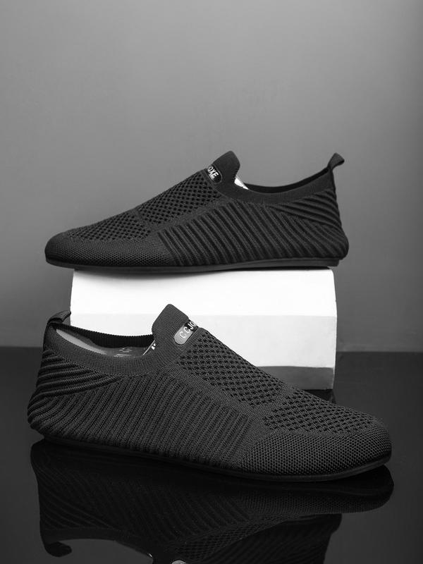 Men's Breathable Lightweight Slip on Walking Shoes, Casual Comfortable Non-slip Sneakers, Fashionable Sports Shoes for Daily Wear