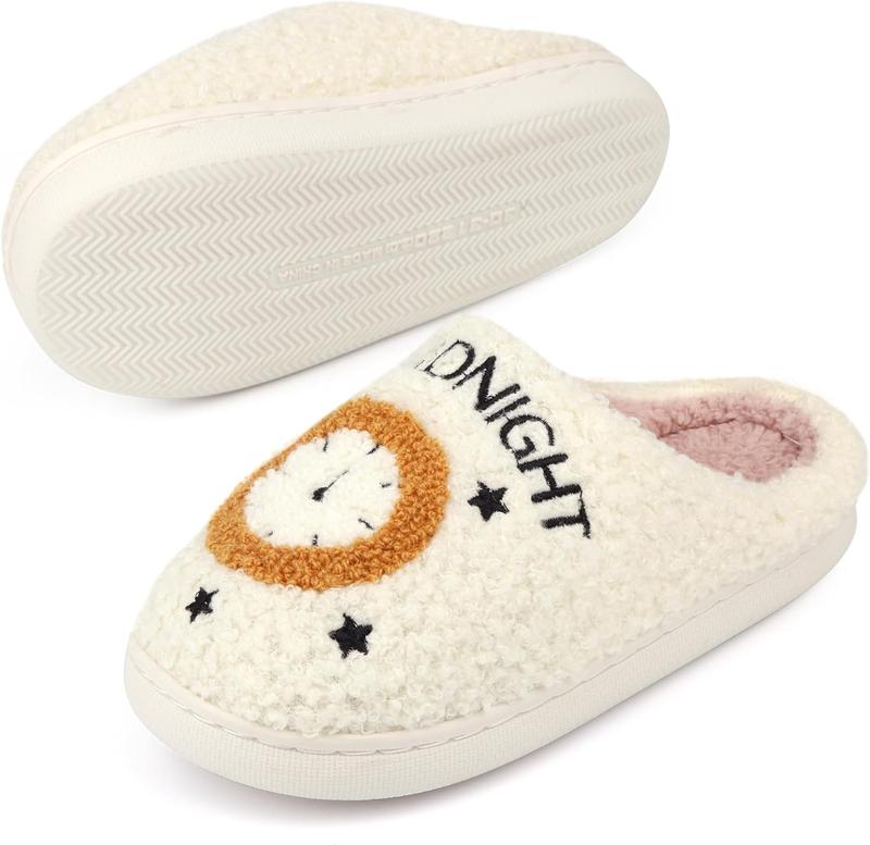 Men's Women's Evil Eyes Slippers Winter Fuzzy Memory Foam Fluffy Warm House Shoes