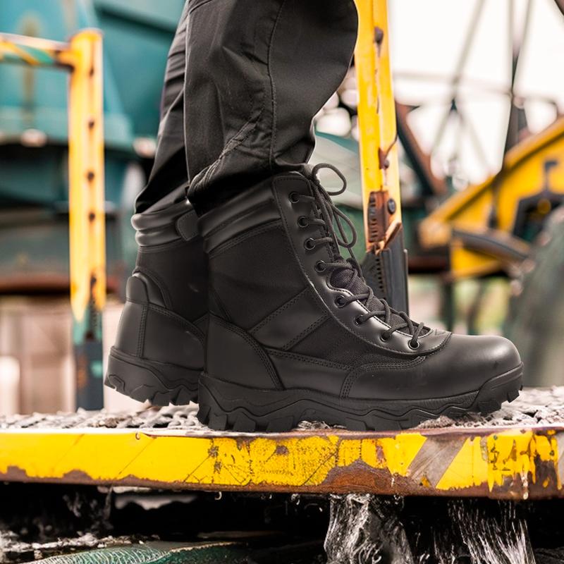 Men's Non-Slip Water-Resistant Military Work Boots