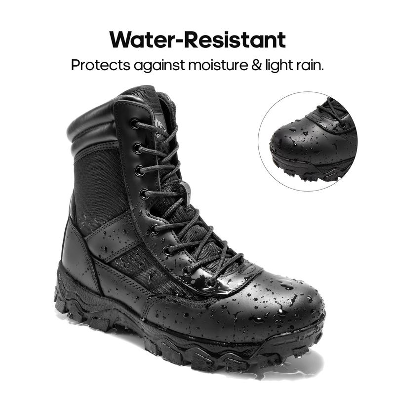 Men's Non-Slip Water-Resistant Military Work Boots