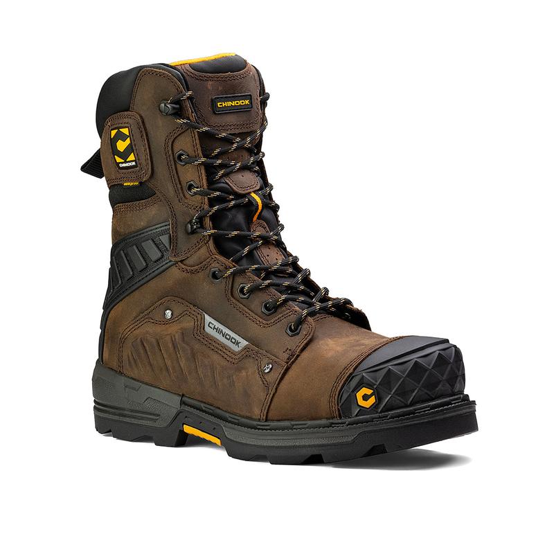 Scorpion 9” Comp Toe Men’s Waterproof Work Boot - Brown