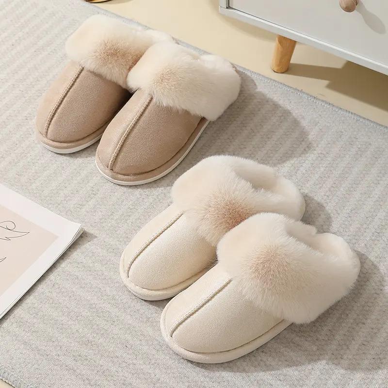 Cozy Faux Fur Lined Slippers for Winter – Warm, Comfy, and Stylish Slippers