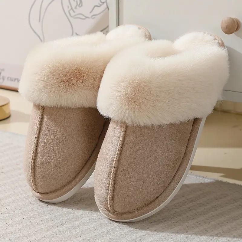 Cozy Faux Fur Lined Slippers for Winter – Warm, Comfy, and Stylish Slippers