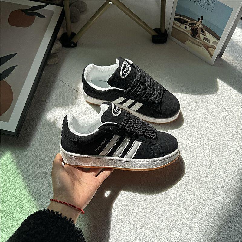 New Style Shoes Tongue Thick Vintage Skateboard Shoes Bread Men's and Women's Casual Campus All-Match Sports Style