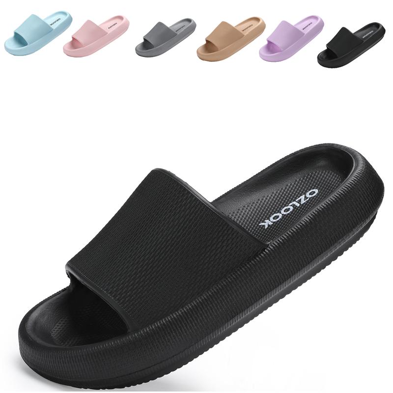 Pillow Slippers for Women and Men | House Slides Shower Sandals | Cushioned Thick Sole