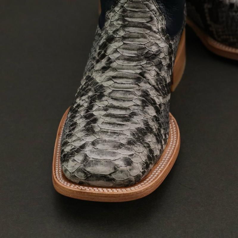 Mens Natural Python Leather Boots