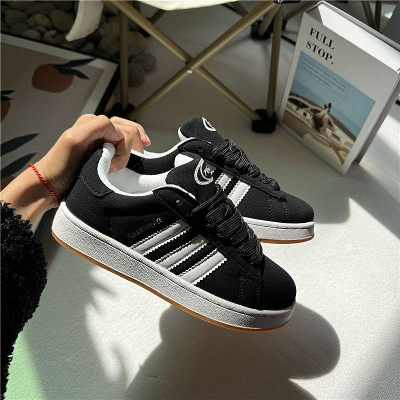 New Style Shoes Tongue Thick Vintage Skateboard Shoes Bread Men's and Women's Casual Campus All-Match Sports Style