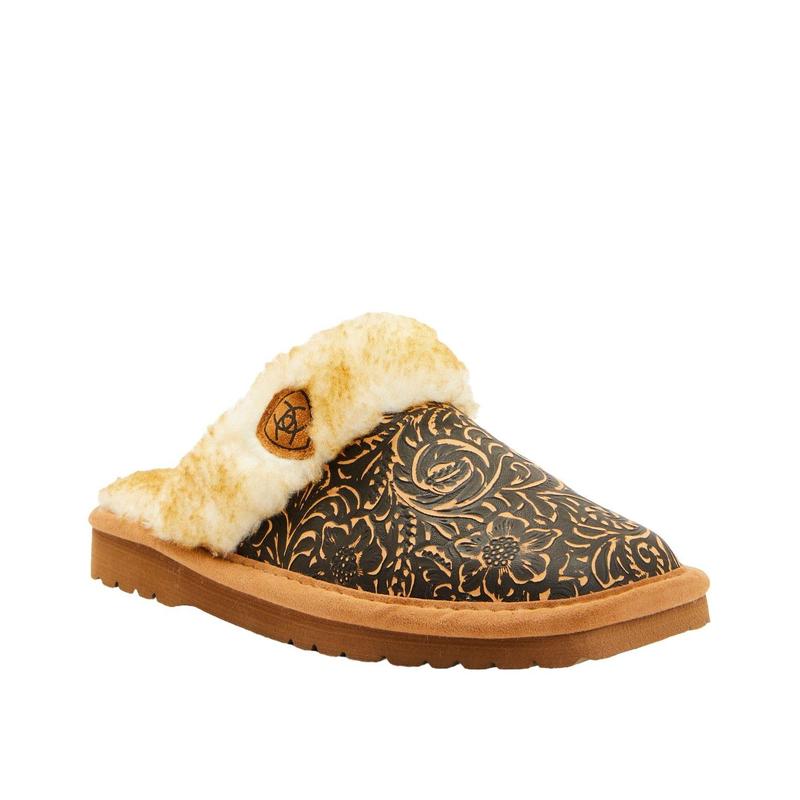 Ariat Women's Jackie Tooled Slippers - Ar3796-200