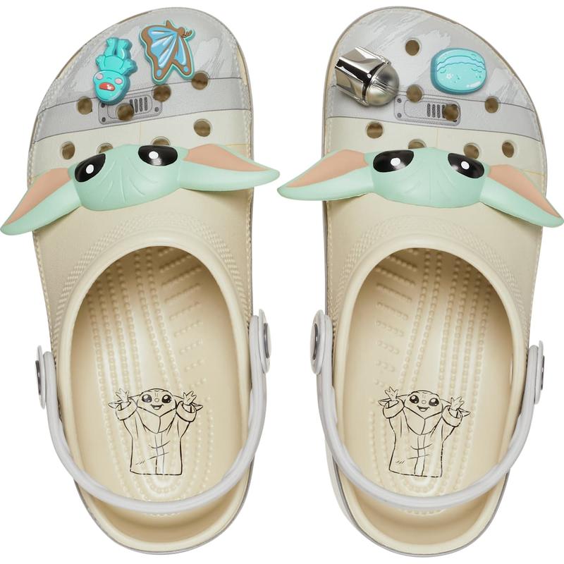 Crocs Unisex Adult Star Wars Grogu Classic Clogs with Jibbitz Shoe Charms