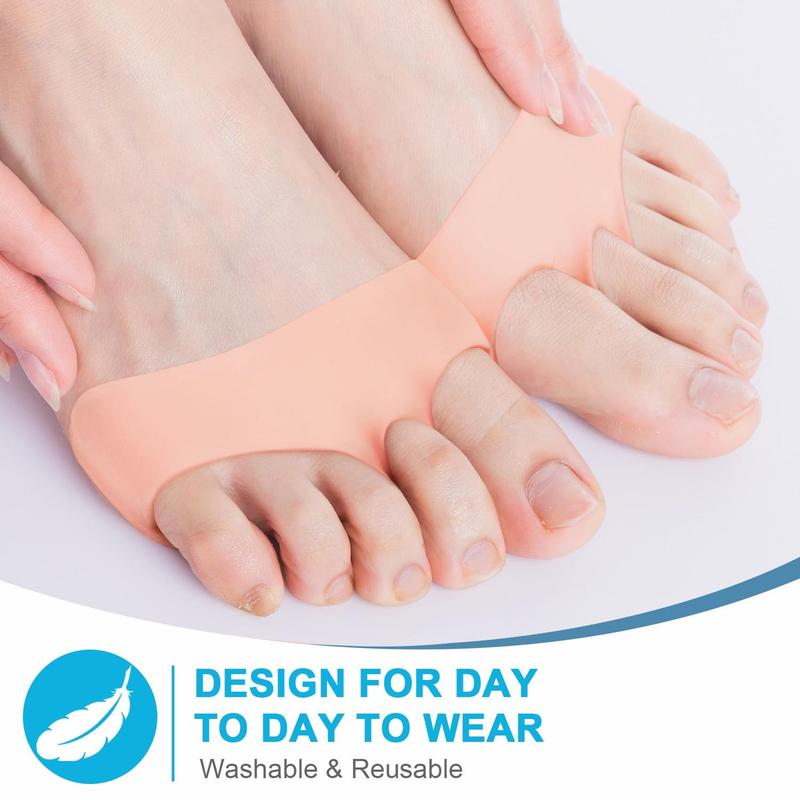 Front Foot Pads, 6 Counts Silicone Foot Pads, Insole Men's and Women's Foot Pads