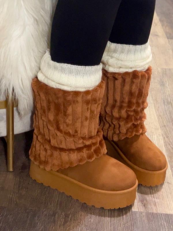 Brooklyn Boot- 3 COLORS - Fluffy, Fall, Winter Boots, Cold Weather