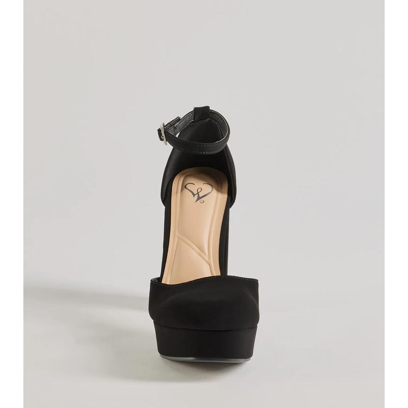 Vintage Glam Platform Mary Jane Heels