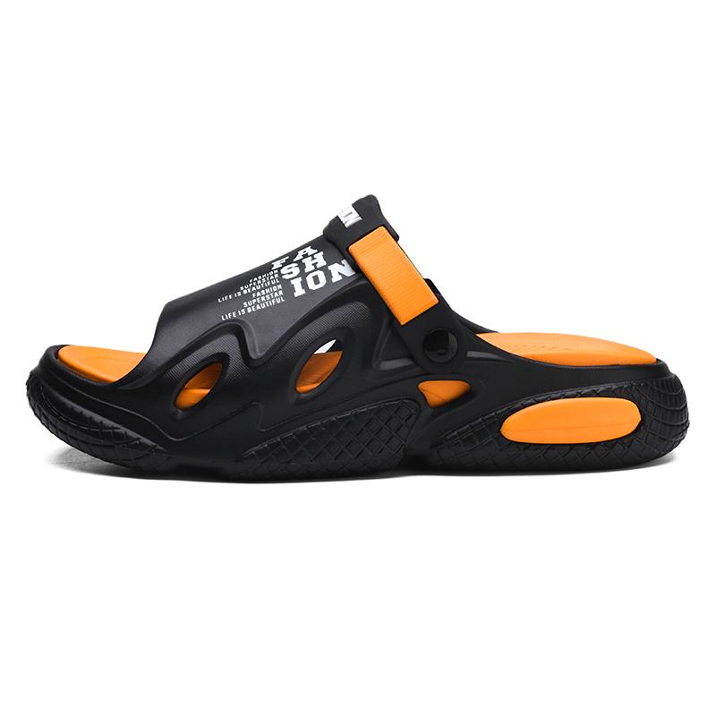 Men's Slide Sandals 2024 | Lightweight Post-Workout Foot Pain Relief | Anti-Slip Sole, Fashionable Outdoor Dual-Use  breathable housewarming Boy Shoe Footwear Flipflop Slipper Comfort Colorblock Breathable